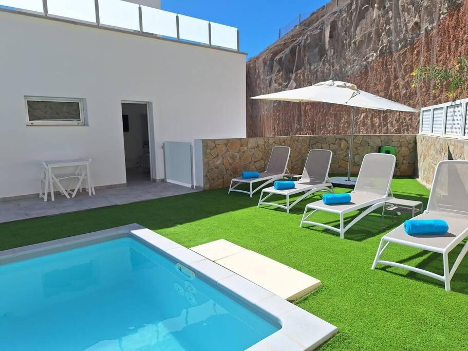 Malibu Mogan Secret Pool Villa - Piscina Privada Y Climatizada - Exclusive Heated Pool La Playa de Tauro المظهر الخارجي الصورة
